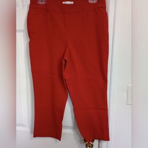 Drapers & Damons red Capri pants
